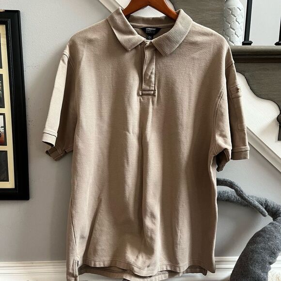 Blackhawk ! Heavy Weight Tan Tactical Polo Shirt sz 2XL - Picture 1 of 6
